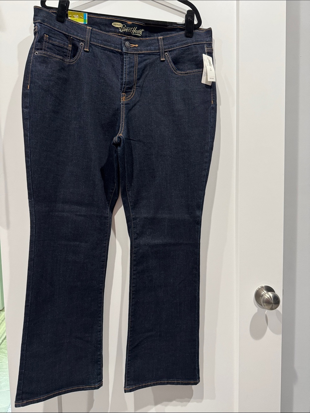 Old Navy Sweet Heart Dark Indigo Boot Cut Jeans